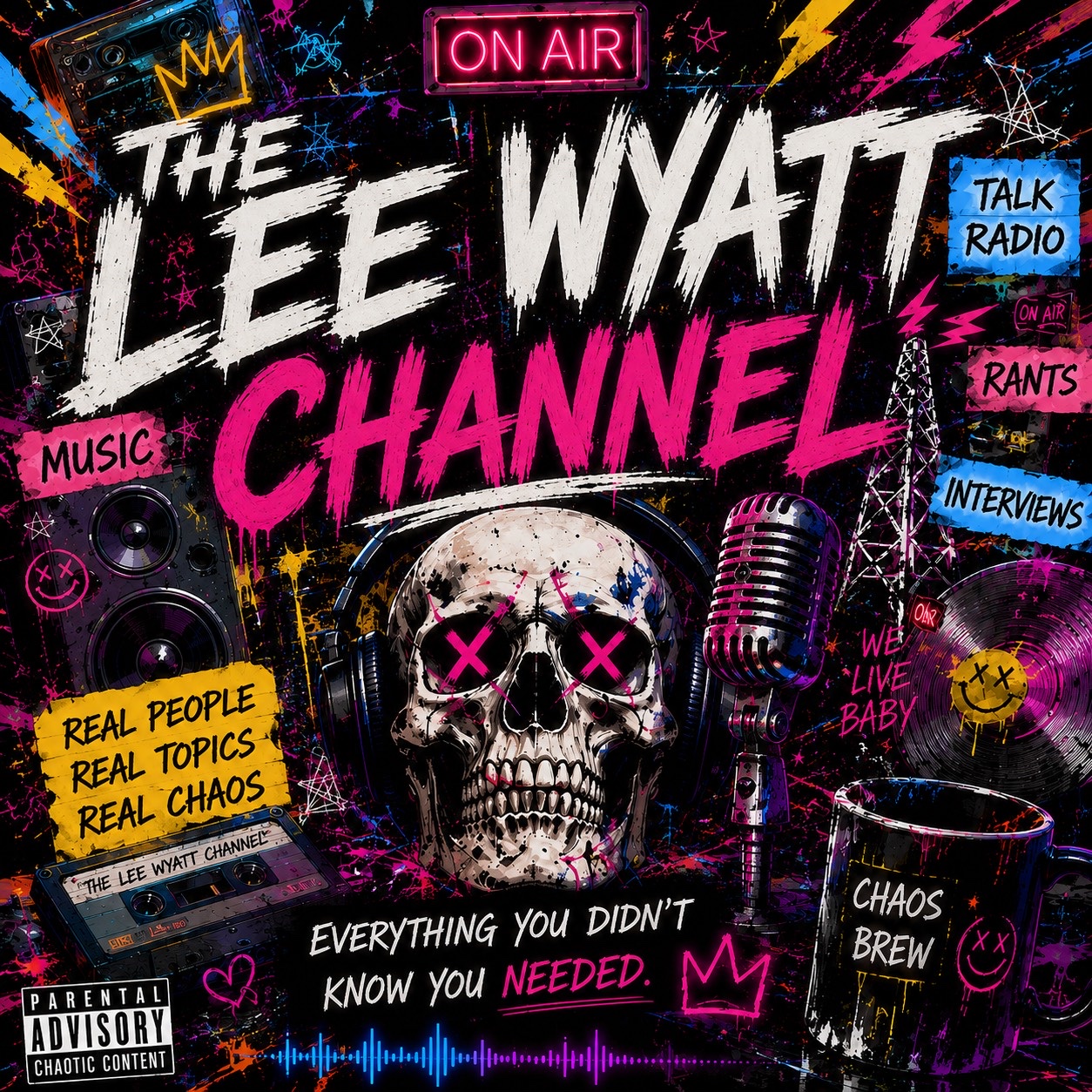 Lee Wyatt Radio station art